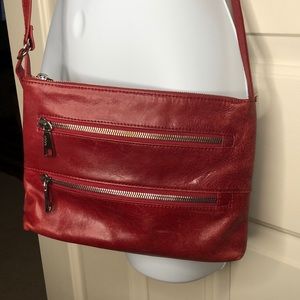 Hobo crossbody red